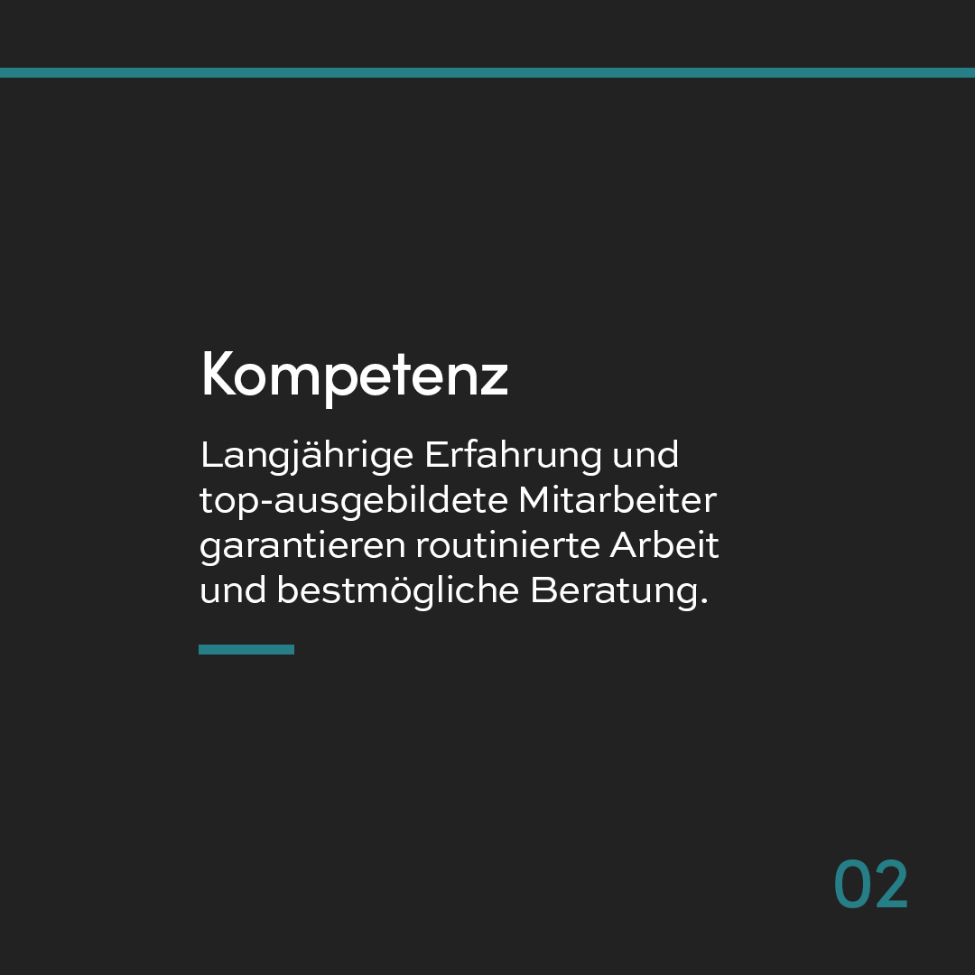 Social Media Post von Consolv auf dem der Vorteil Kompetenz für Klienten beschrieben wird
