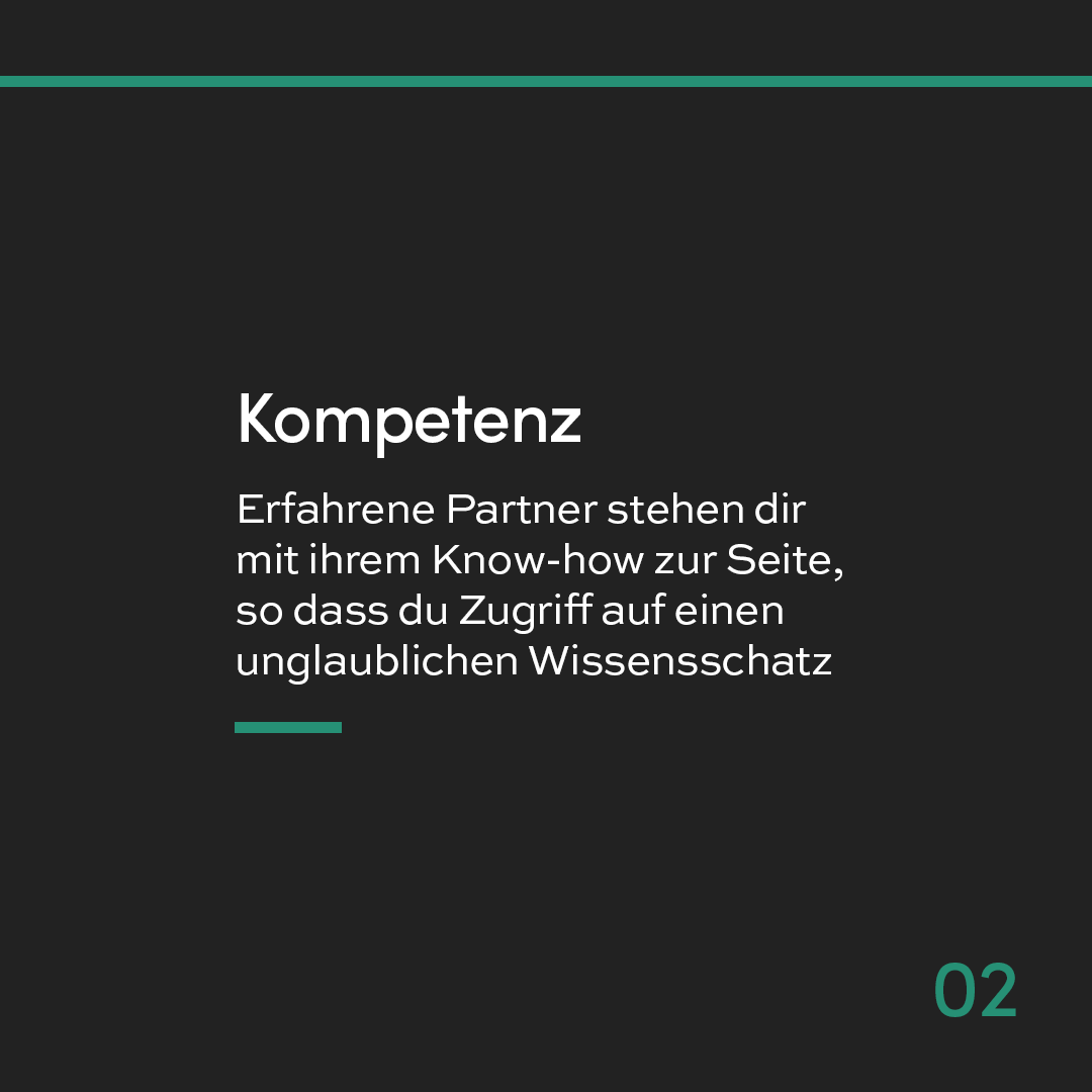 Social Media Post von Consolv auf dem der Vorteil Kompetenz für Mitarbeiter beschrieben wird